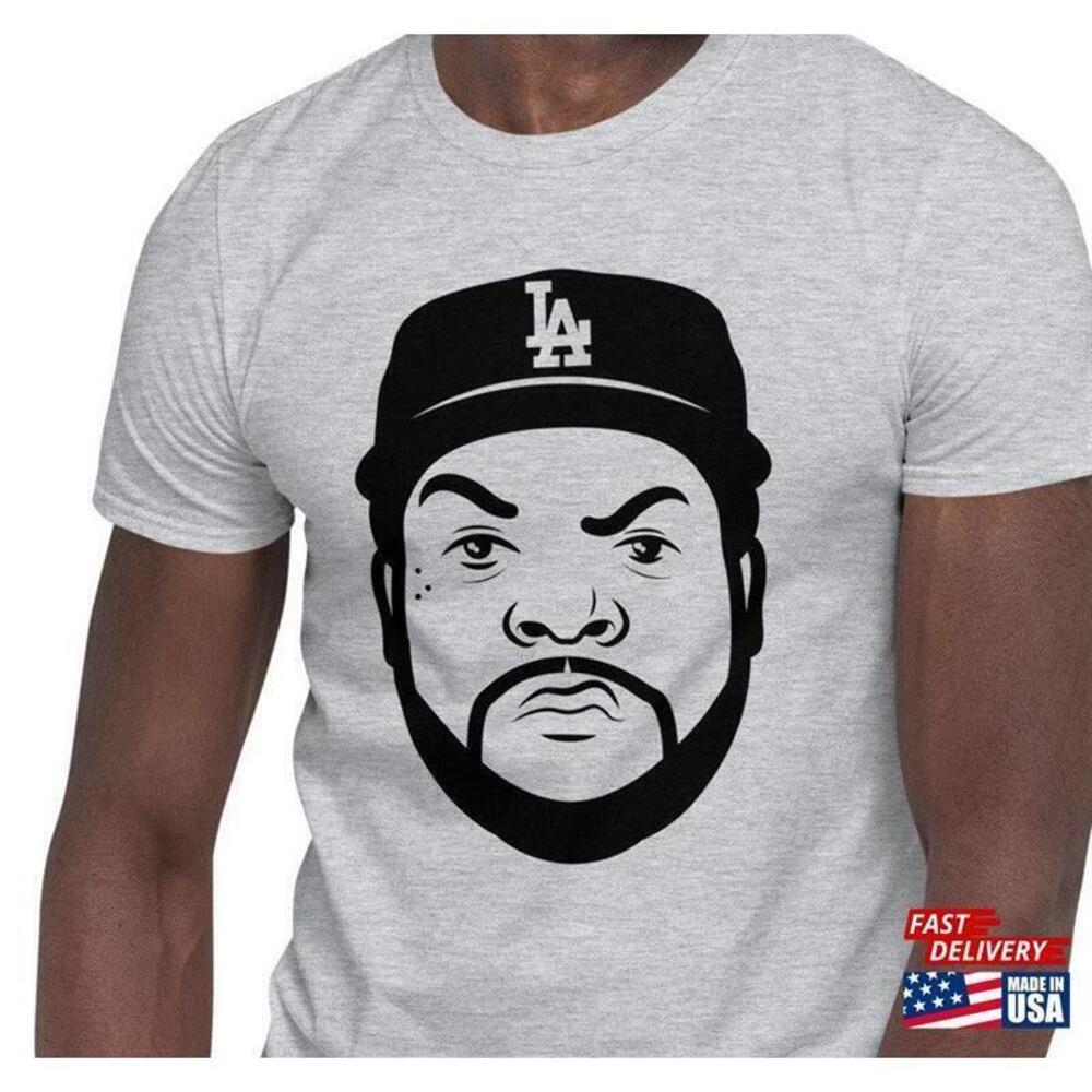 Ice Cube Tshirt Tee Hip Hop Gift Fan Rap Legend Rapper Shirt Nwa Classic Unisex